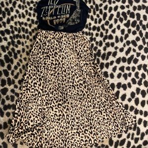 Flowy Cheetah Print Skirt Size Medium